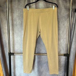 Faded Glory Tan Khaki Leggings Size 20